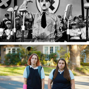 Visuels de Lycéens et apprentis 2025 – "Le Dictateur", "Lady Bird"